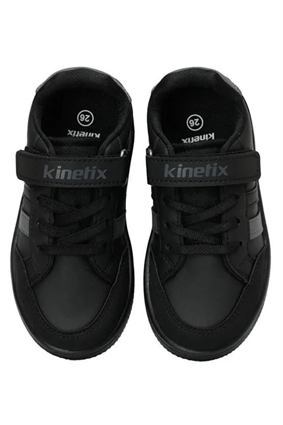 Kinetix Malıbu Pu Boy 3Pr Siyah K Gri Patik Erkek Çocuk Sneaker Ayakkabı