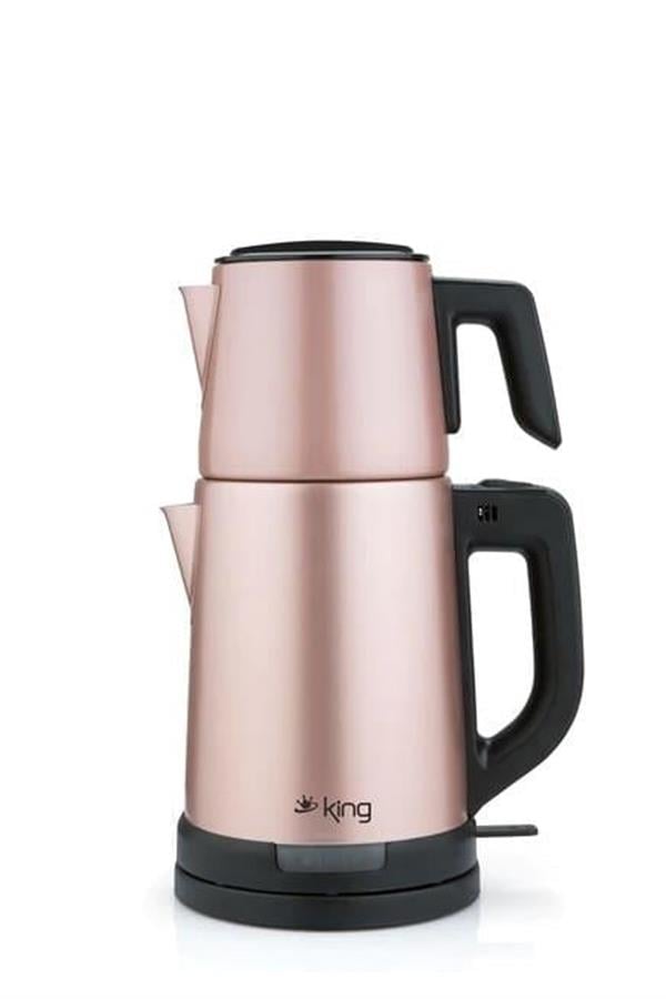 King KCM331 Tea Pro Inox Çay Makinesi Rose