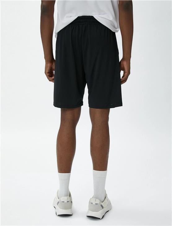 Koton 3Sam40030Nk 999 Siyah Erkek Elastan Jersey Short