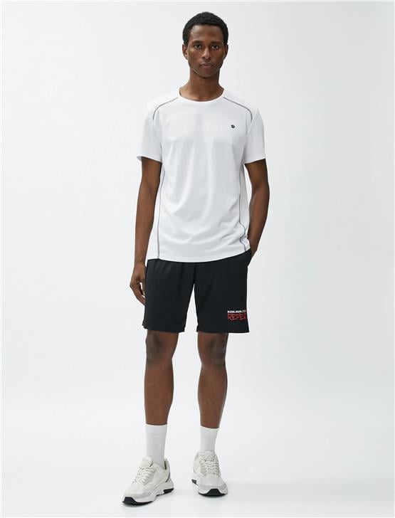 Koton 3Sam40030Nk 999 Siyah Erkek Elastan Jersey Short