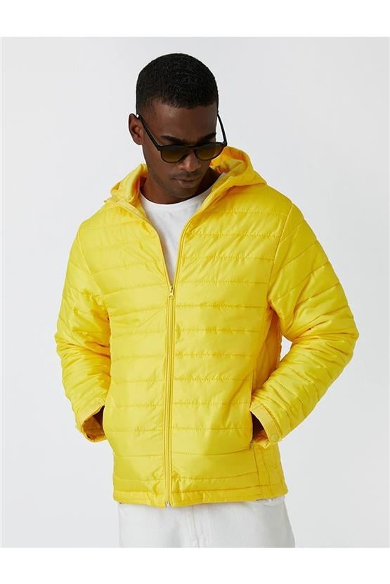 Koton 3Wam20155Hw Sari 161 Erkek Polyester Outerwear Ceket
