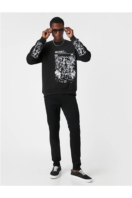 Koton 3Wam40011Bd Siyah 999 Erkek Pamuk Denim Skinny Pantolon