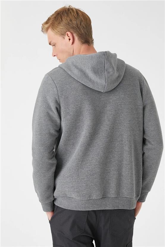 Koton 3Wam70057Mk Antrasit 931 Erkek Pamuk Jersey Sweatshirt