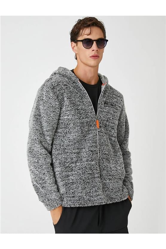 Koton 3Wam70066Mk Antrasıt 931 Erkek  Jersey Sweatshırt