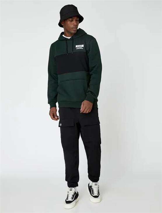 Koton 3Wam70100Mk Petrol 748 Erkek Jersey SweatShirt