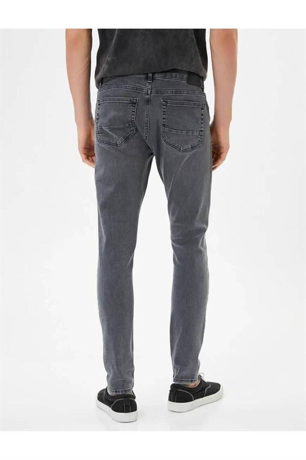 Koton 4Sam40007Nd 999 Siyah Erkek Denim Pamuk Pantolon