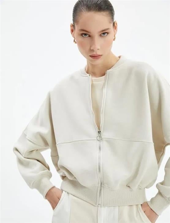 Koton 4WAL10148IK 050 Bej Genç Kız Pamuk Sweatshirt
