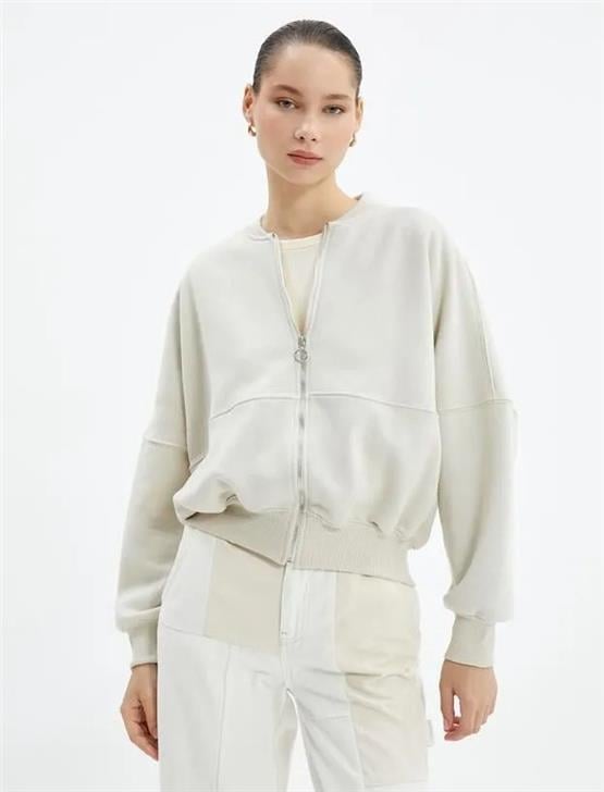 Koton 4WAL10148IK 050 Bej Genç Kız Pamuk Sweatshirt