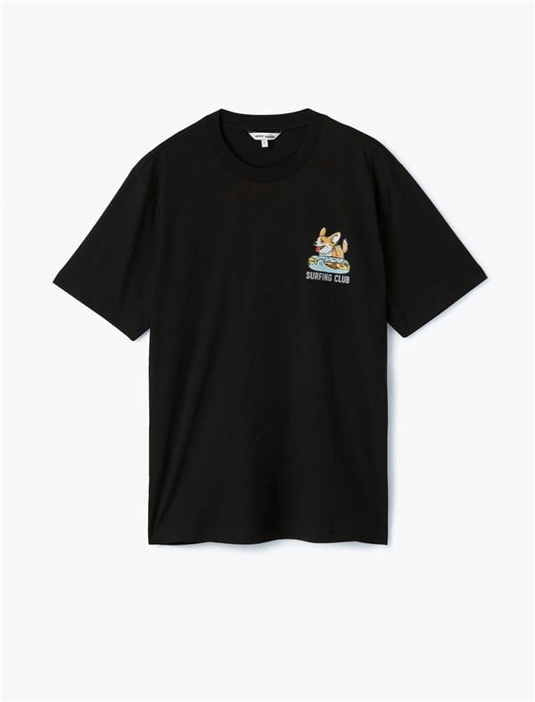 Koton 5Sam10048Hk 999 Sıyah Erkek Pamuk Jersey T-Shırt