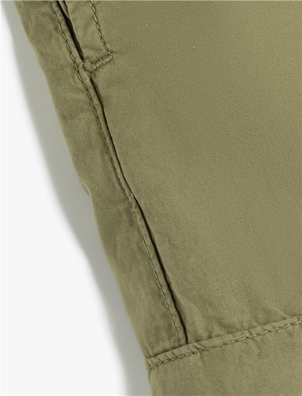 Koton 5Skb40065Tw 879 Hakı Erkek Cocuk Pamuk Denım Pantolon
