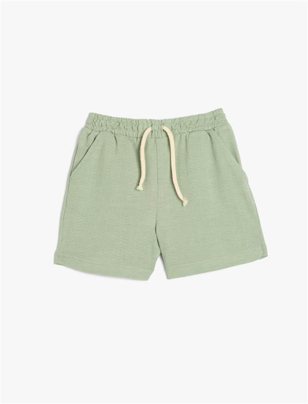 Koton 5Smb40038Tk 752 Yesıl Erkek Bebek Pamuk Jersey Short