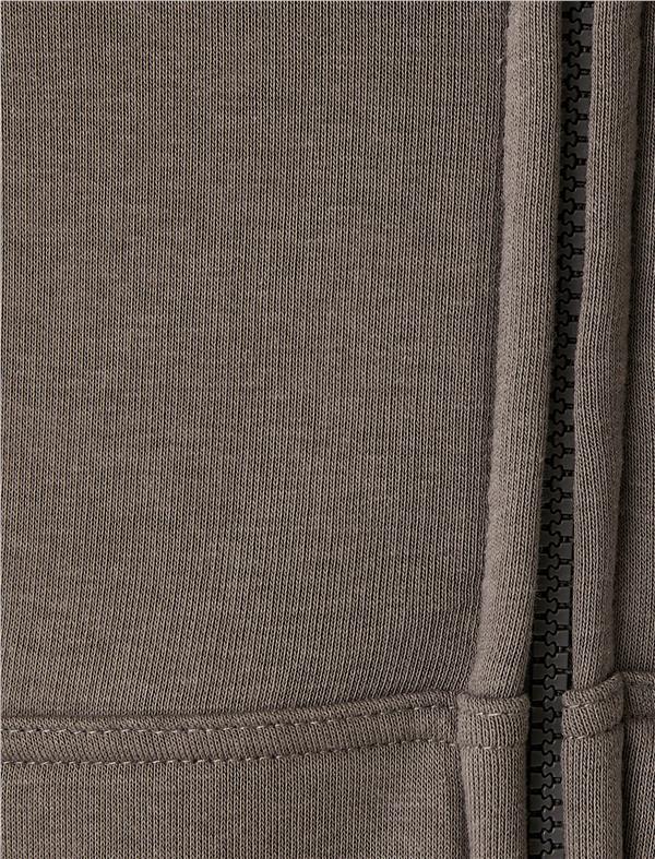 Koton 5Wam70016Mk 939 Antrasıt Erkek Pamuk Jersey Sweatshırt