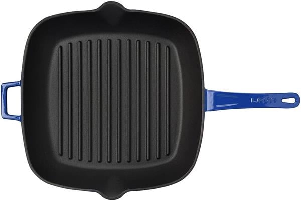 Lav Lv P Gt 2828 K0 Grıll Tava Metal Saplı Mavı 28*28