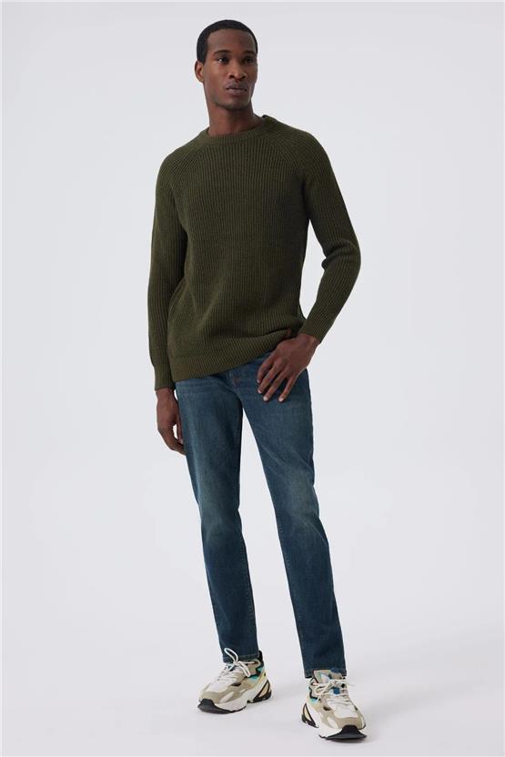 Lee Cooper K24 241033 5201 Haki Albert Erkek Kazak