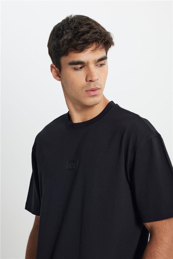 Lee L222001 001 Black Erkek T-Shırt