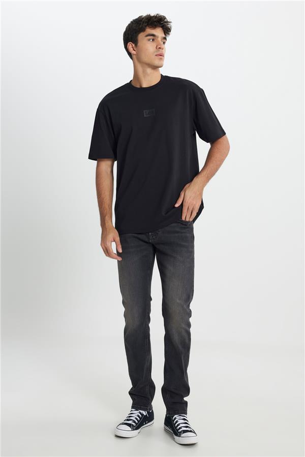 Lee L222001 001 Black Erkek T-Shırt