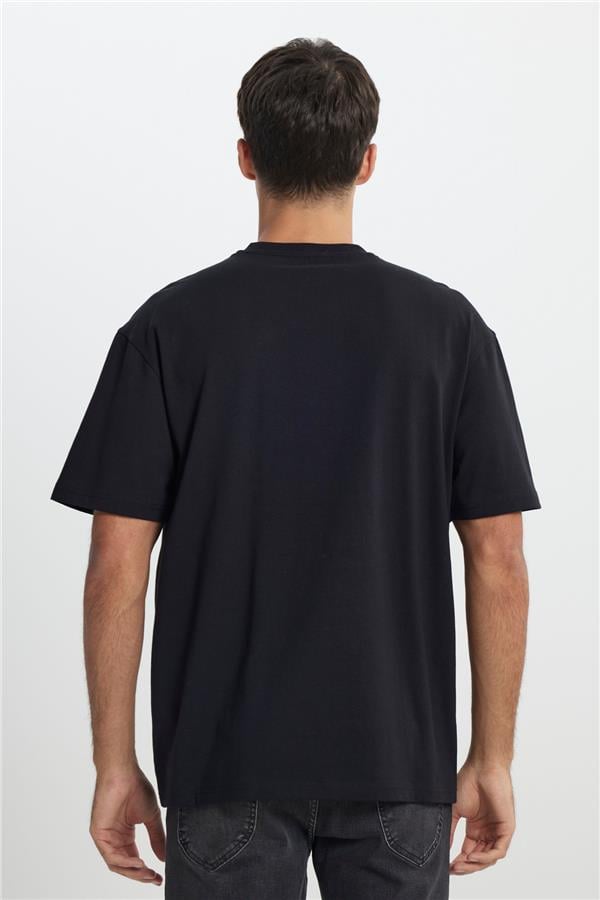Lee L222001 001 Black Erkek T-Shırt