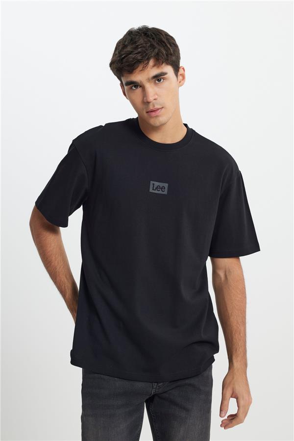 Lee L222001 001 Black Erkek T-Shırt