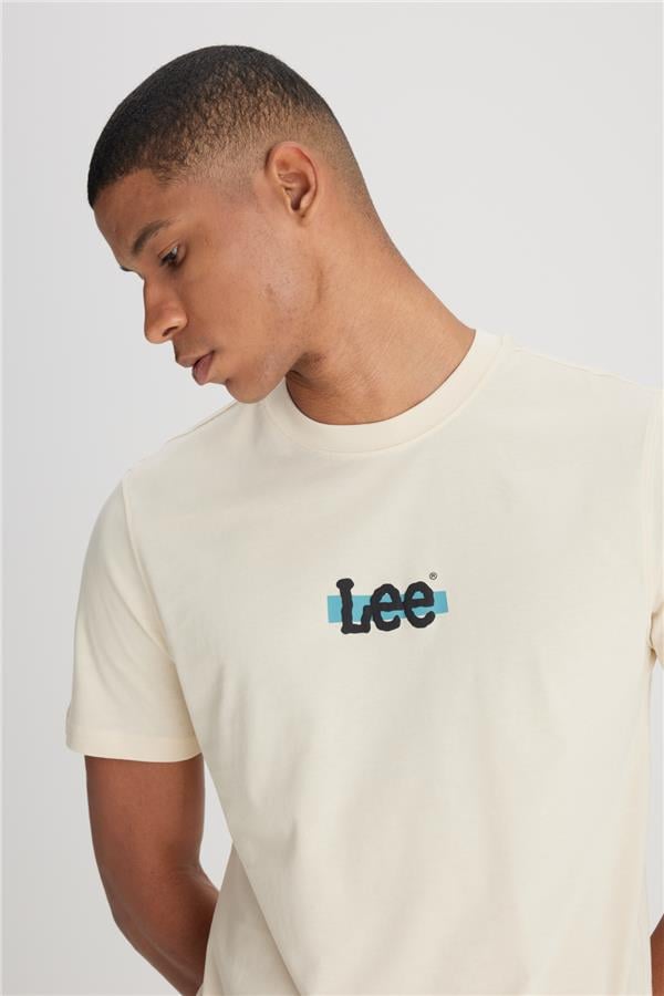 Lee L241521 614 Beıge Erkek T-Shırt
