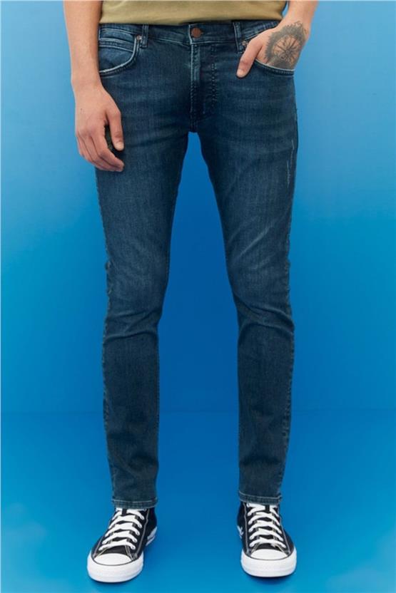 Lee L719 İndigo 315 Erkek Slim Tapered Normal Bel Dar Luke Jean Pantolon