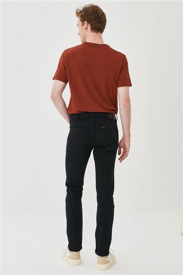 Lee L719012 L719 Luke 009 Venom Black Erkek Dusuk Bel Dar Paca Jean Pantolon