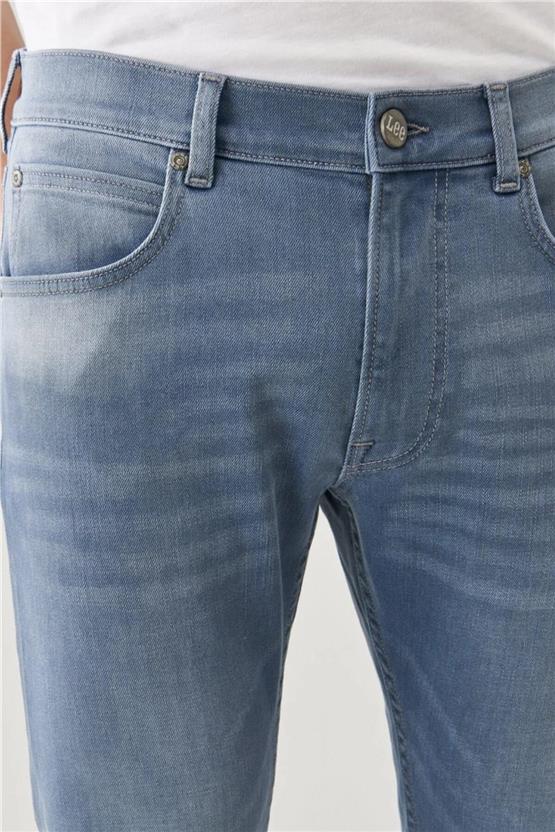 Lee L719026Uq Oxford Tan Erkek Luke Slim TapeKırmızı Denim Jean Pantolon