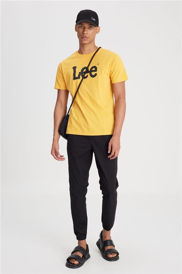 Lee LM04008001 Jogger 001 Black Erkek Regular Jogger Non Denim Pantolon