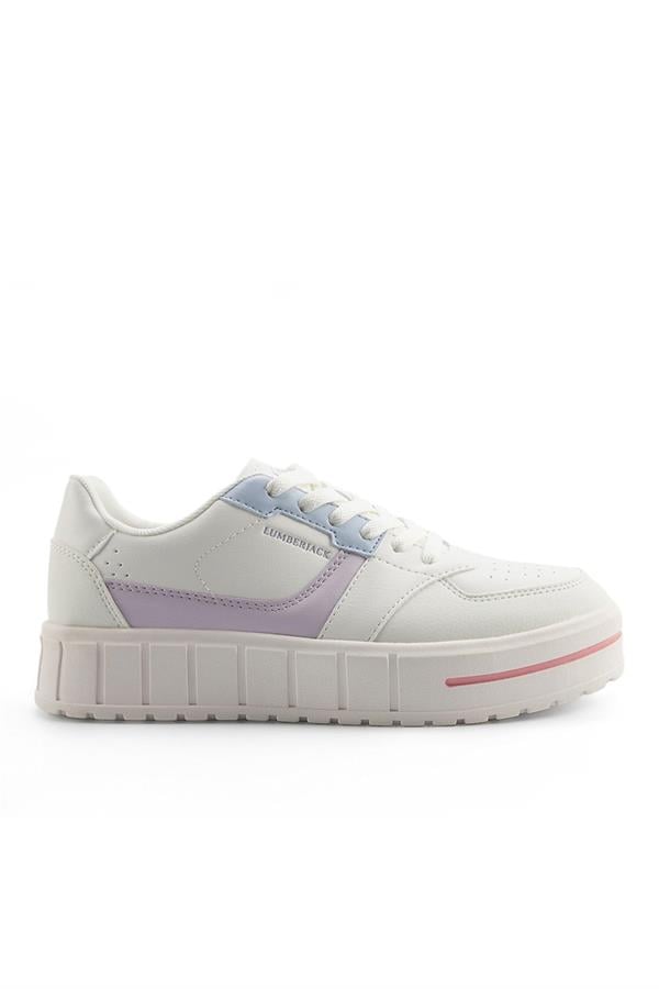 Lumberjack 5M Helene 5Fx Kırık Beyaz Zenne Sneaker Ayakkabı