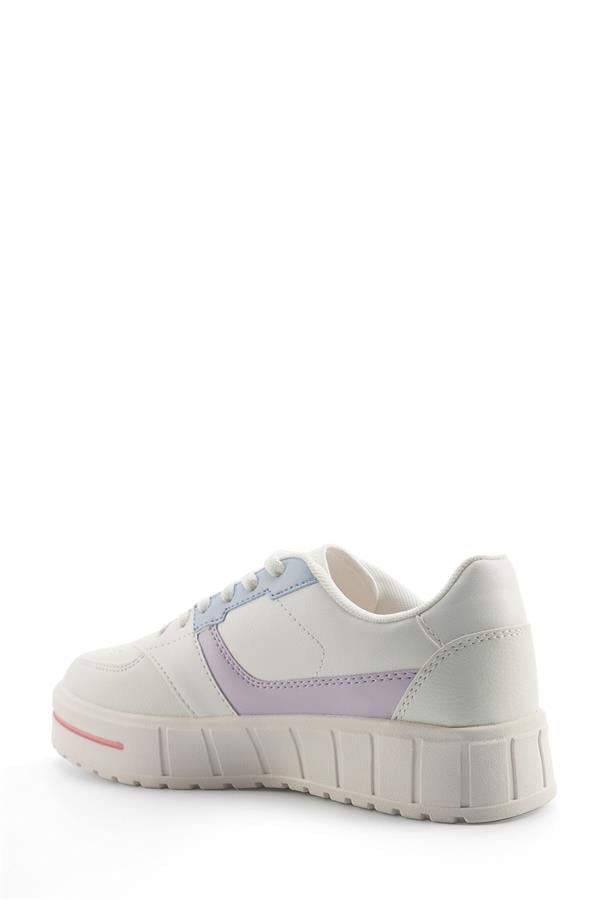 Lumberjack 5M Helene 5Fx Kırık Beyaz Zenne Sneaker Ayakkabı
