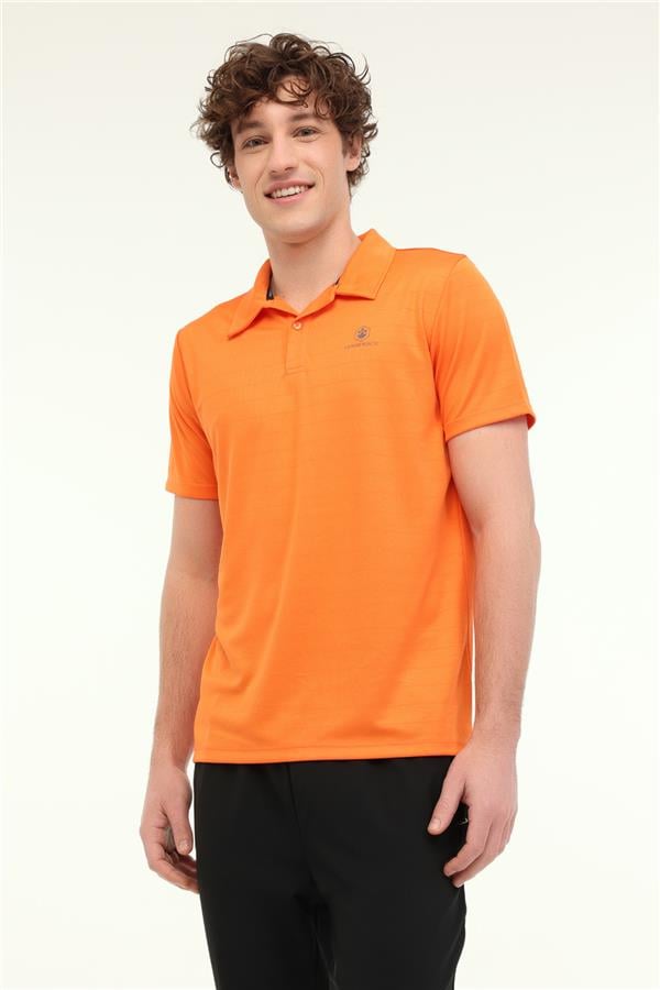 Lumberjack 5M Mb Ct461 Sherman T Sh 5Fx Turuncu Erkek Kısa Kollu Polo T-Shırt