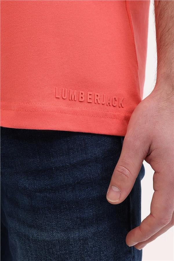 Lumberjack 5M Mb Ros 11Hs113 5Fx Coral Erkek Kısa Kollu T-Shırt