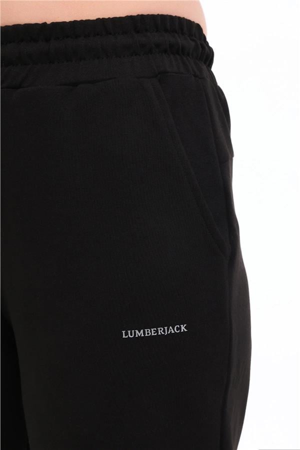 Lumberjack 5M Wb Jogger 22Ct133 5Fx Sıyah Kadın Esofman Alt