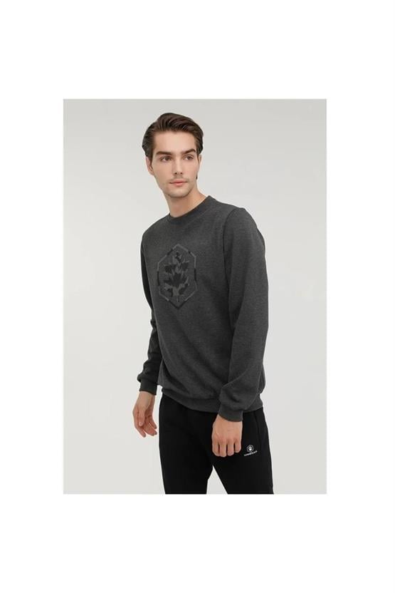 Lumberjack A10000261308010 Antrasit Erkek 2W M-Sd4001 Aron Sweatshirt 2Pr Antra Sweatshirt