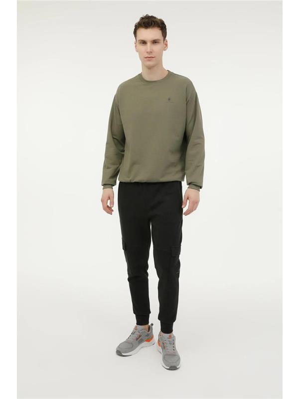 Lumberjack A10181320908010 4W Mb Sn75 C Neck Sw 4Pr Hakı Erkek Sweatshırt