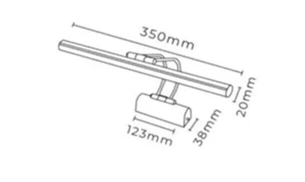 Lumexx Flüt 35 Cm Ledli Siyah Aplik