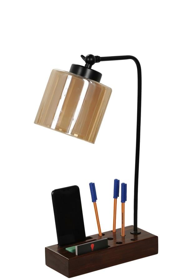 Lumexx  Zen Bal Camlı Masa Lambası