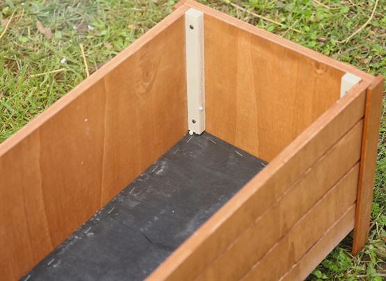Mandu 84X36 Dekoratif Ahşap Saksı-Mnd81