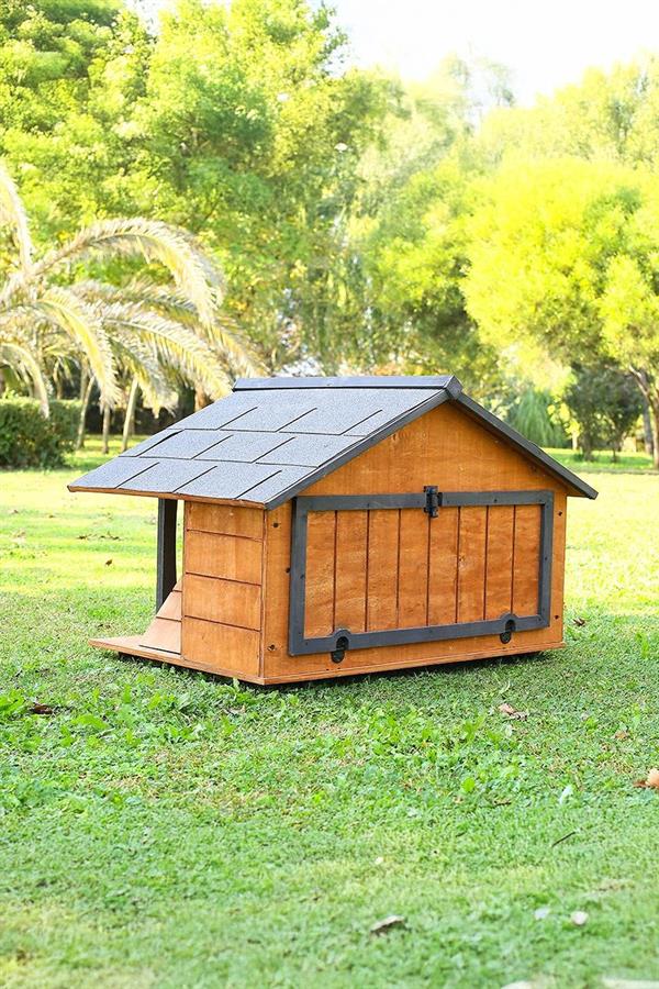 Mandu Ahşap Lüks Kedi Evi-Mnd111