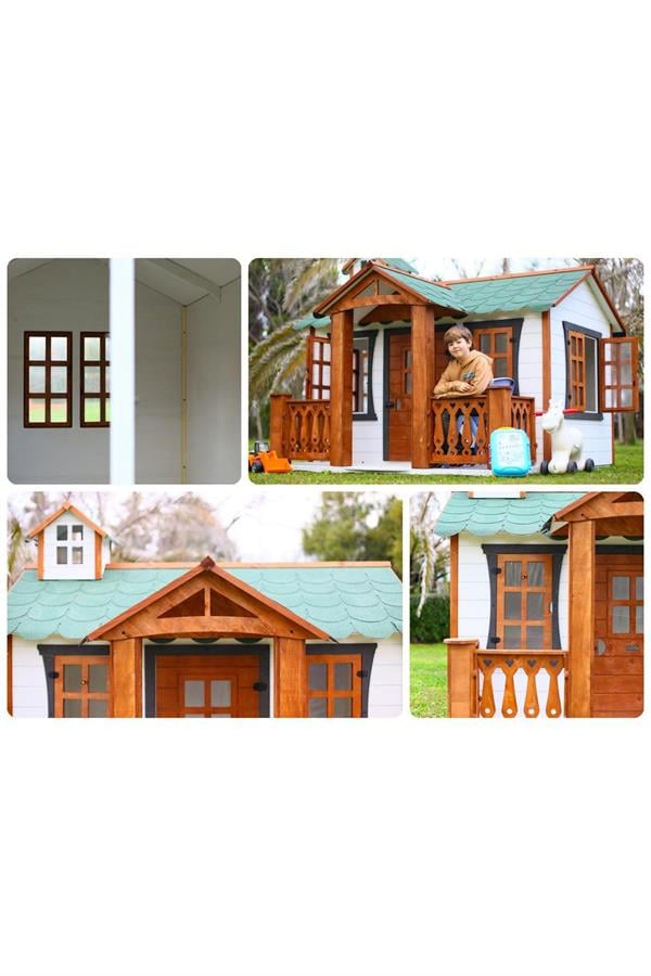 Mandu Ahşap Oyun Evi Playhouse Beylerbeyi-Mnd188