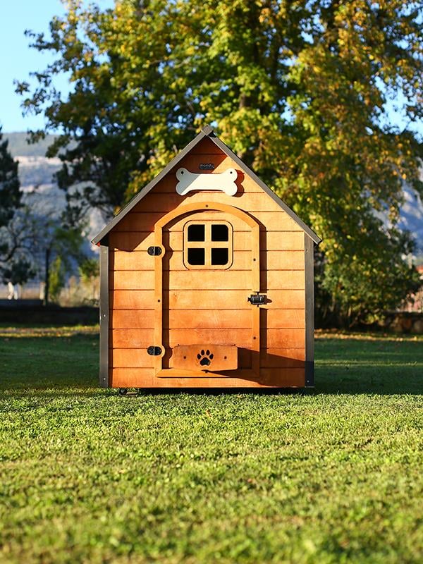 Mandu Isı Yalıtımlı Ahşap Köpek Kulübesi 2XL Mnd248