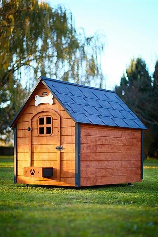 Mandu Isı Yalıtımlı Ahşap Köpek Kulübesi 2XL Mnd248