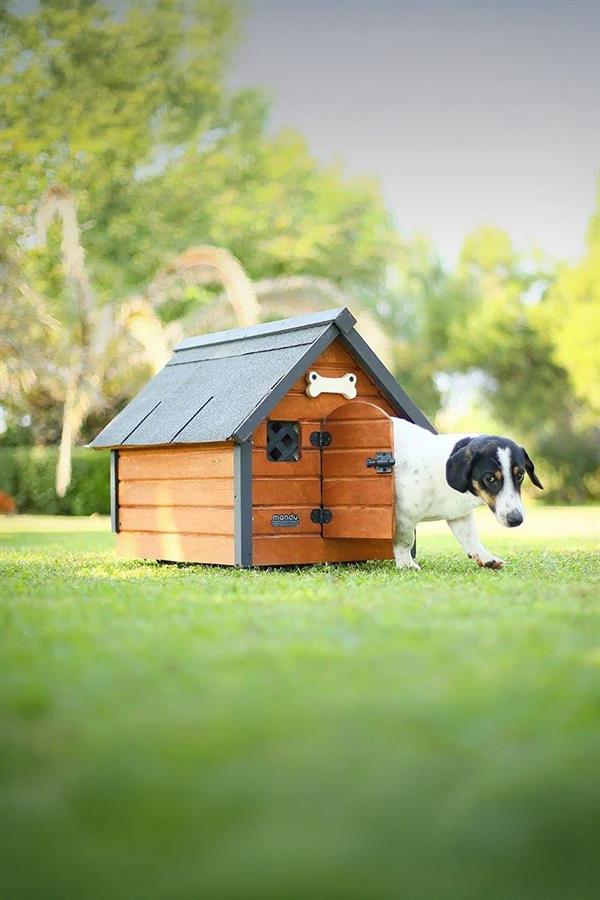 Mandu Isı Yalıtımlı Ahşap Köpek Kulübesi Small-Mnd60