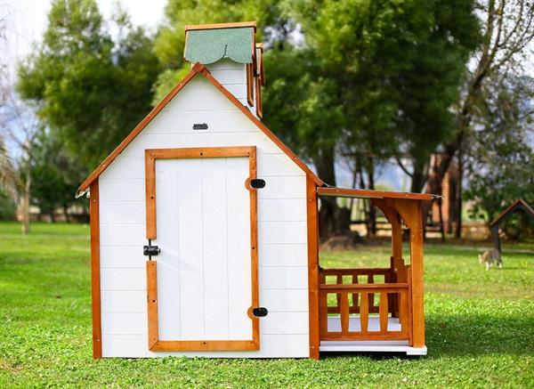 Mandu Ultra Lüks Ahşap Köpek Kulübesi - mnd100