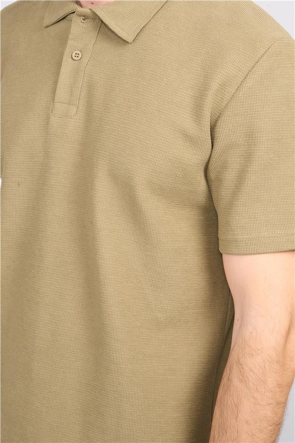 Mareteks 6619 Js Hakı Erkek Polo Yaka Lakınt T-Shırt