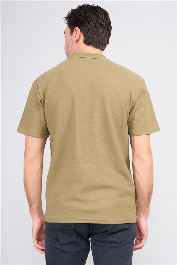 Mareteks 6619 Js Hakı Erkek Polo Yaka Lakınt T-Shırt