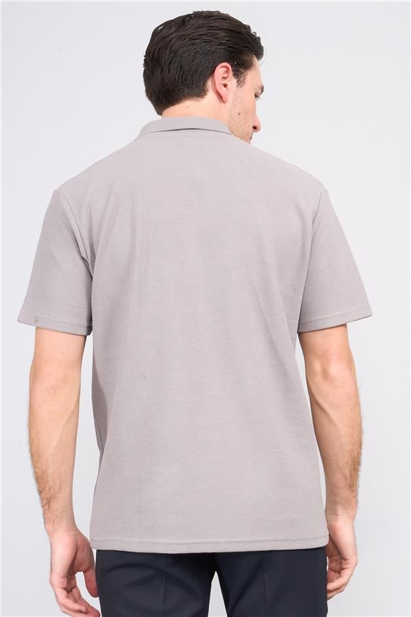 Mareteks 6619 Js Kul Erkek Polo Yaka Lakınt T-Shırt