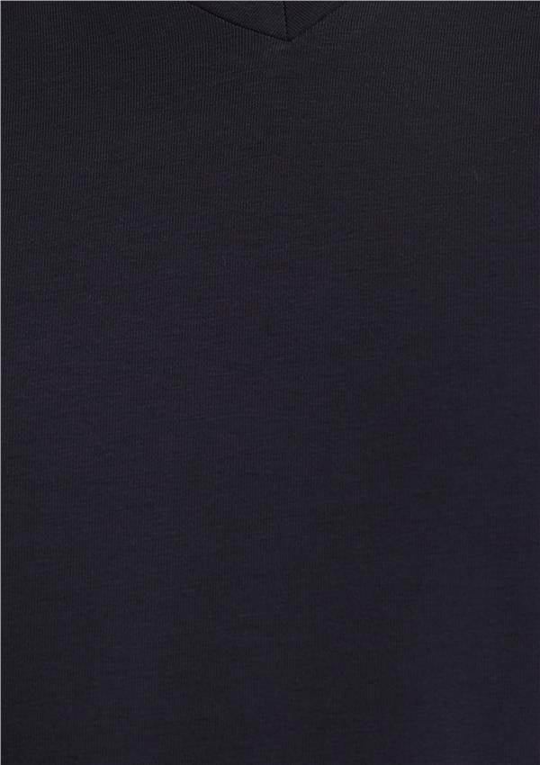 Mavi 061748-17588 Stretch V Yaka Koyu Lacivert T-Shirt