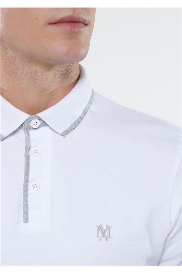 Mavi 062373-27879 Polo Beyaz Erkek T-Shirt