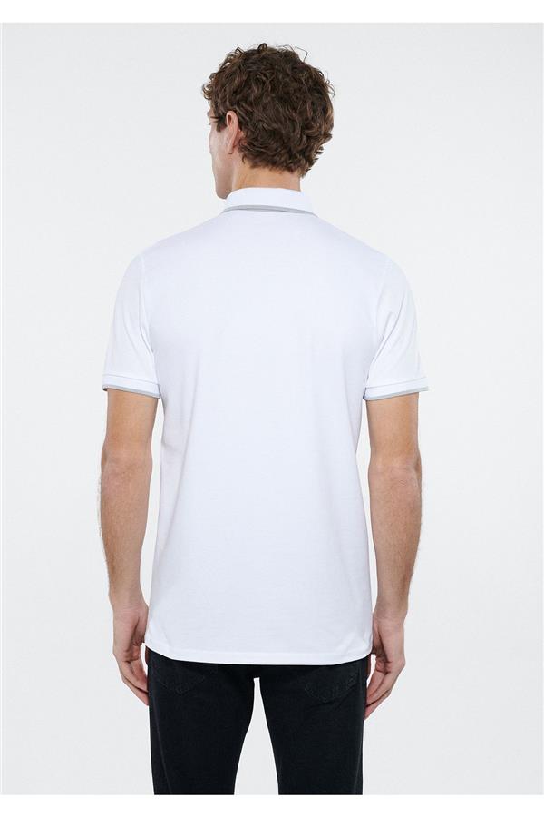 Mavi 062373-27879 Polo Beyaz Erkek T-Shirt
