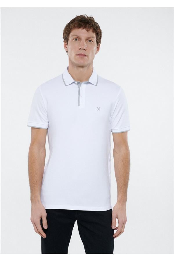 Mavi 062373-27879 Polo Beyaz Erkek T-Shirt